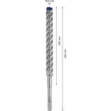 Bosch Professional EXPERT Hammerbohrer SDS-plus-7X, Ø 18mm Arbeitslänge 200mm