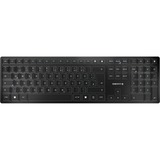 CHERRY KW 9100 SLIM + McAfee Bundle, Tastatur schwarz, DE-Layout, SX-Scherentechnologie