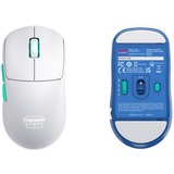 CHERRY XTRFY M68 Wireless, Gaming-Maus weiß/türkis