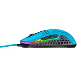 CHERRY Xtrfy M42 RGB, Gaming-Maus blau/schwarz