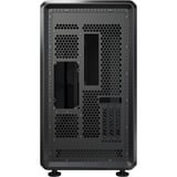 Cooler Master MasterFrame 360 Stage LCD , Tower-Gehäuse schwarz, Tempered Glass x 2