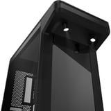Cooler Master MasterFrame 360 Stage LCD , Tower-Gehäuse schwarz, Tempered Glass x 2