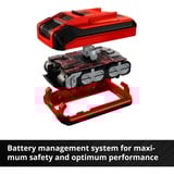 EINHELL Akku Power-X-Change Plus 18Volt 4,0Ah rot/schwarz