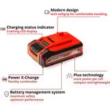 EINHELL Akku Power-X-Change Plus 18Volt 4,0Ah rot/schwarz