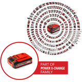 EINHELL Akku Power-X-Change Plus 18Volt 4,0Ah rot/schwarz
