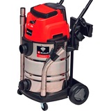 EINHELL Professional Akku-Nass-/Trockensauger TP-VC 36/30 S Auto - Solo, 36Volt (2x18V) rot/edelstahl, ohne Akku und Ladegerät