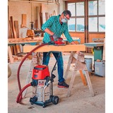 EINHELL Professional Akku-Nass-/Trockensauger TP-VC 36/30 S Auto - Solo, 36Volt (2x18V) rot/edelstahl, ohne Akku und Ladegerät