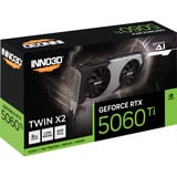 INNO3D GeForce RTX 5060 Ti TWIN X2 8GB, Grafikkarte DLSS 4, 3x DisplayPort, 1x HDMI 2.1