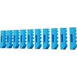 Lindy DisplayPort Schloss (ohne Schlüssel) 10 Stück, Code Blau