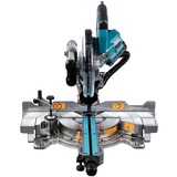 Makita Akku-Kapp-und Gehrungssäge LS002GZ01 XGT, 40Volt + Funk Adapter blau, Bluetooth, ohne Akku und Ladegerät