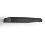 Respekta Sina (CH600SC-19), Dunstabzugshaube schwarz (matt), 60 cm