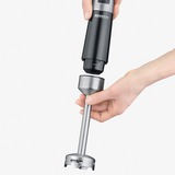 Severin Stabmixer SM 3772 schwarz/edelstahl, 600 Watt, mit Zerkleinerer und Schneebesen