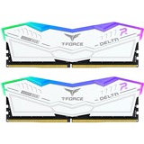Team Group D516GB 6400-32 RGB wh K2 TEM, Arbeitsspeicher weiß, FF4D532G6400HC32ADC01, Delta RGB, INTEL XMP