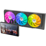 Thermaltake ST360 Ultra, Wasserkühlung schwarz, 7" IPS LCD