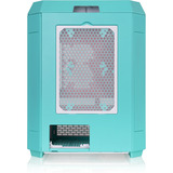 Thermaltake The Tower 600 Mint Strawberry, Tower-Gehäuse mint/rot, Tempered Glass x 3