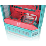Thermaltake The Tower 600 Mint Strawberry, Tower-Gehäuse mint/rot, Tempered Glass x 3