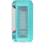 Thermaltake The Tower 600 , Tower-Gehäuse mint/rot, Tempered Glass x 3