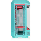 Thermaltake The Tower 600 , Tower-Gehäuse mint/rot, Tempered Glass x 3