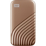 WD My Passport SSD 1 TB, Externe SSD gold, USB-C 3.2 Gen 2 (10 Gbit/s)