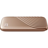 WD My Passport SSD 1 TB, Externe SSD gold, USB-C 3.2 Gen 2 (10 Gbit/s)