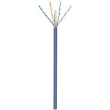goobay Netzwerkkabel Cat.6a, U/UTP blau, 100 Meter