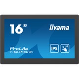 iiyama ProLite T1624MSC-B1, LED-Monitor 39.5 cm (15.6 Zoll), schwarz, FullHD, IPS, Touchscreen, HDMI