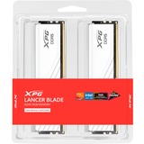 ADATA DIMM 32 GB DDR5-6400 (2x 16 GB) Dual-Kit, Arbeitsspeicher weiß, AX5U6400C3216G-DTLABRWH, XPG Lancer Blade RGB, INTEL XMP, AMD EXPO