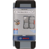 Bosch Professional PRO Metal HSS-G Spiralbohrer-Satz, 135°, 18-teilig in ToughBox