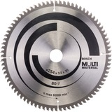 Bosch Professional PRO Multi Material Kreissägeblatt, Ø 254mm, 80Z Bohrung 30mm, für Kapp- & Gehrungssägen