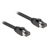 DeLOCK Netzwerkkabel RJ-45 Cat.8.1 S/FTP, bis 40 Gbps schwarz, 50cm