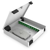 Digitus LWL Unibox, Spleißbox zur Wandmontage, Medium, Gehäuse hellgrau, für bis zu 48 Fasern