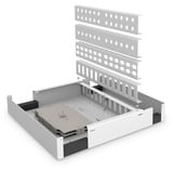 Digitus LWL Unibox, Spleißbox zur Wandmontage, Medium, Gehäuse hellgrau, für bis zu 48 Fasern