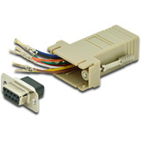 Digitus RS 232 Adapter beige, DSUB9 Buchse auf RJ45 Buchse