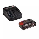 EINHELL Akku-Bohrschrauber TE-CD 18/40 Li, 18 Volt rot/schwarz, 1x Li-Ion-Akku 2,5Ah, mit Bit-Set 34-teilig