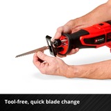 EINHELL Professional Akku-Universal-Säbelsäge TE-AP 18/28 Li BL - Solo, 18Volt rot/schwarz, ohne Akku und Ladegerät