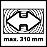 EINHELL Zug-Kapp-und Gehrungssäge TC-SM 2531/2 U rot/schwarz, 1.900 Watt