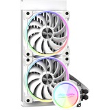 EKL Gletscherwasser 240 White RGB 240mm, Wasserkühlung weiß
