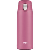 Emsa TRAVEL MUG light Thermobecher rosa, 0,4 Liter, Flip-Deckel