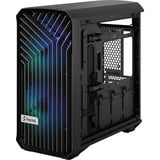 Fractal Design Torrent Compact RGB Black TG Light Tint, Tower-Gehäuse schwarz, Tempered Glass