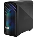 Fractal Design Torrent Compact RGB Black TG Light Tint, Tower-Gehäuse schwarz, Tempered Glass