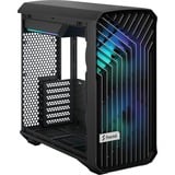 Fractal Design Torrent Compact RGB Black TG Light Tint, Tower-Gehäuse schwarz, Tempered Glass