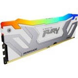 Kingston FURY CU-DIMM 24 GB DDR5-8400, Arbeitsspeicher silber/weiß, KF584CU40RWA-24, FURY Renegade RGB, INTEL XMP