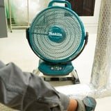 Makita DCF301Z, Ventilator blau, ohne Akku und Ladegerät