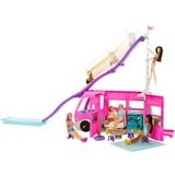 Mattel Barbie Super Abenteuer-Camper mit Zubehör, Spielfahrzeug 76 cm groß, mit Pool und Rutsche
