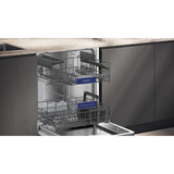 Siemens SN43ES04TE IQ300 , Spülmaschine schwarz/edelstahl (gebürstet), 60 cm, Home Connect