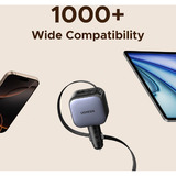 UGREEN EC602 Car Charger 60W KFZ-Ladegerät 1x USB-A 1x USB-C 1x USB-A, 1x USB-C, 1x USB-C Kabel