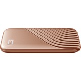 WD My Passport SSD 2 TB, Externe SSD gold, USB-C 3.2 Gen 2 (10 Gbit/s)