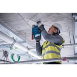 Bosch 18V Profi-Set Bohrhammer GBH 18V-22 + Bohrschrauber GSR 18V-45 blau/schwarz, 2x Li-Ionen Akku 4,0Ah, Hammerbohrer- und Bit-Set, Werkzeugtasche