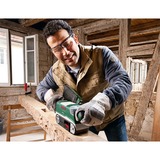 Bosch Heimwerken & Garten Bandschleifer PBS 75 AE, Set grün, 750 Watt, Parallel- und Winkelanschlag