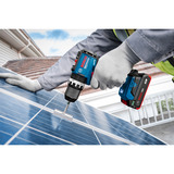 Bosch Professional Akku-Schlagbohrschrauber GSB18V-52 mit 2 Akkus 18 Volt 2,0 Amperestunden im L-Case Kit